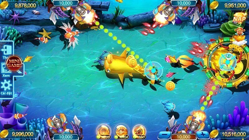 Các chế độ bắn cá online nổi bật tại PG99